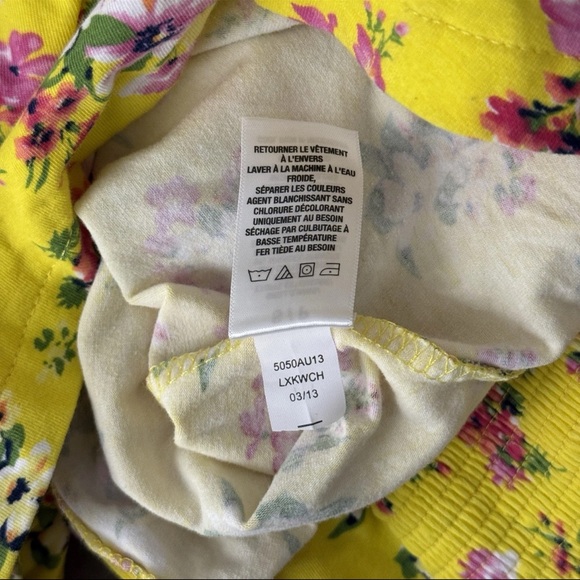 Y2K 2010s Aeropostale Mini Dress Sweetheart Floral Fairy Cottagecore Boho Whimsy - Picture 16 of 16